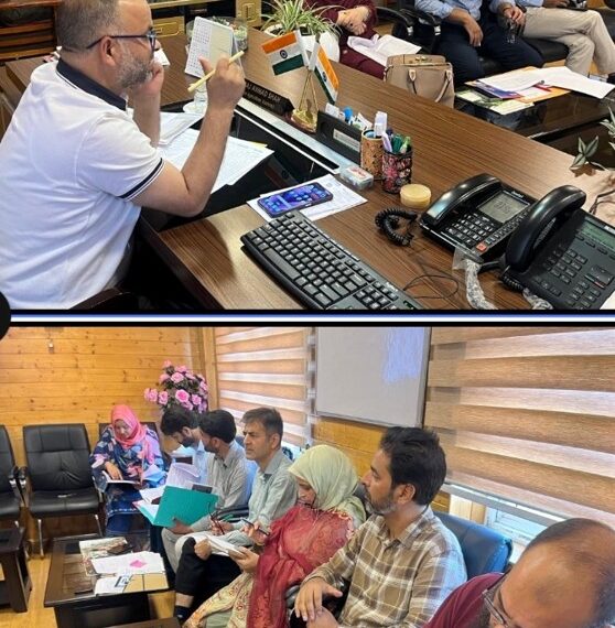 Director Agriculture Kashmir reviews expenditure status of Srinagar,  Ganderbal districts