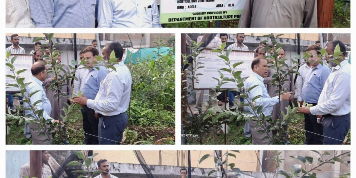 Dir Horticulture Jammu tours Distt Poonch to review developmental activities