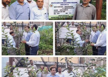 Dir Horticulture Jammu tours Distt Poonch to review developmental activities