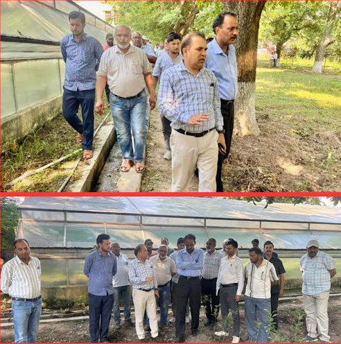 Director of Horticulture Jammu reviews development activities in Poonch district