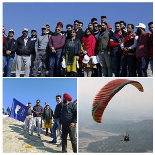 Tourism Directorate Jammu organises Paragliding event at Aithem