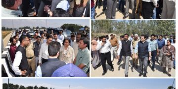 Div Com Kashmir conducts Extensive Tour of SRR Phase-I from Galandar to Narbal