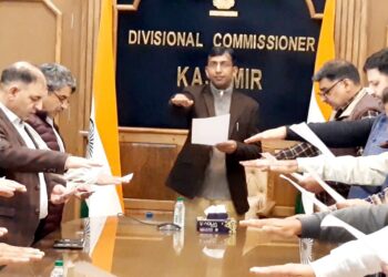 Div Com-(K) administers Ekta Diwas Pledge to Officers, Officials to Commemorate 150th Birth Anniversary of Sardar Patel