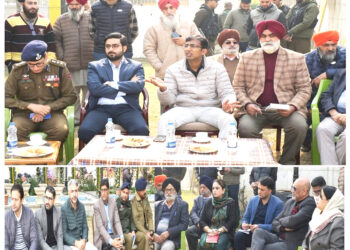 Div Com-(K) Reviews Arrangements for 350th Martyrdom Commemoration of Guru Tegh Bahadur