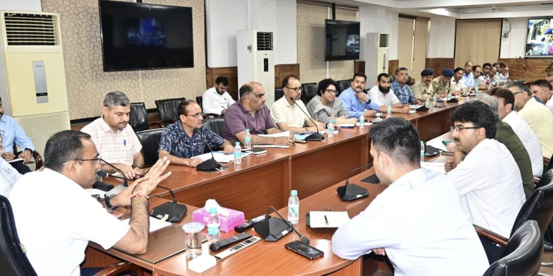 Div Com reviews arrangements for annual Mela Kheer Bhawani Yatra
