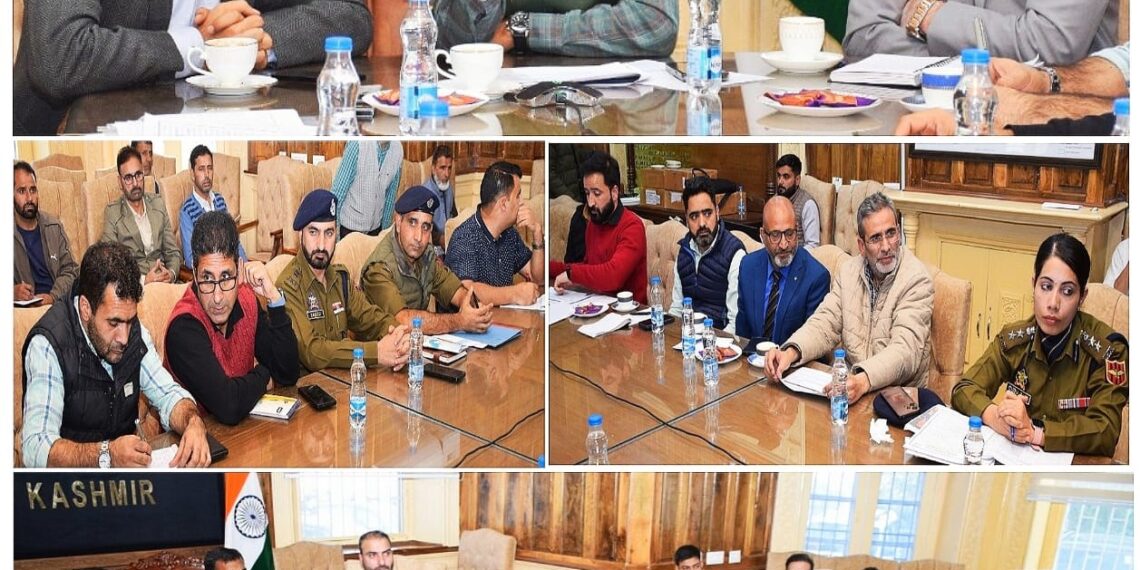 Div Com Kashmir directs Joint Recce to finalise Preparations for 3rd Edition of Kashmir Marathon