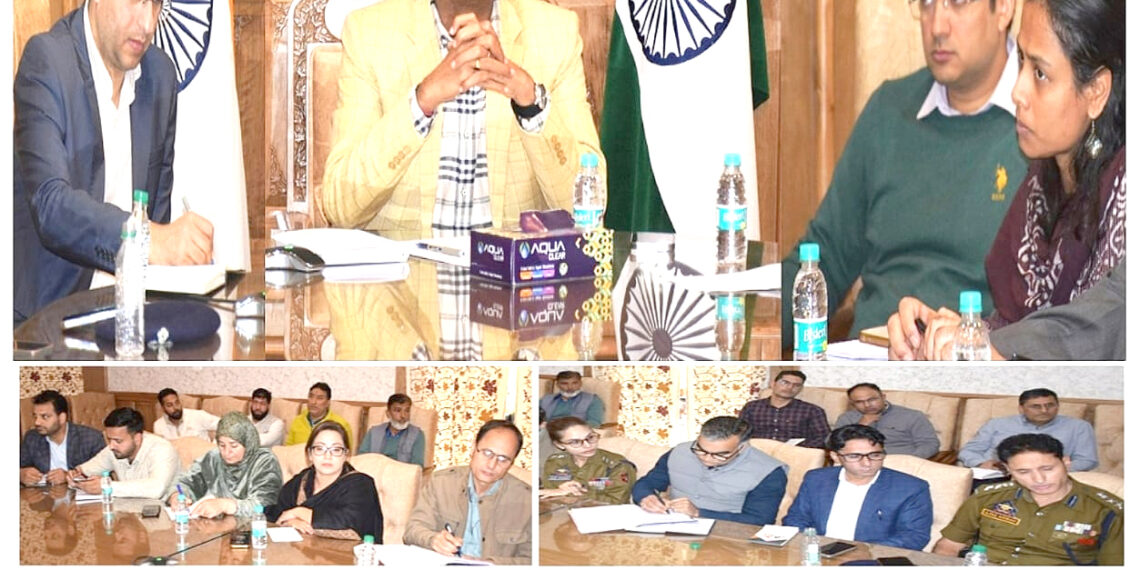Div Com-(K) reviews Arrangements for 2nd Edition of Kashmir Marathon