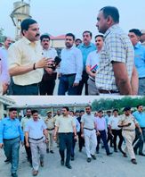 Div Com(J) inspects Annual Yatra arrangements at Lakhanpur