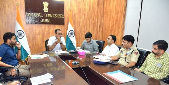 Div Com (J) pitches for comprehensive, robust Traffic Management System in Jammu City