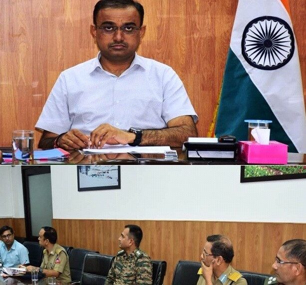 Div Com-(J) reviews progress of Jammu-Akhnoor-Poonch and Buddal-Mahore-Gool roads