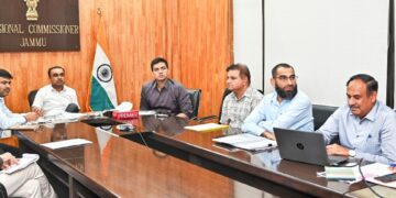 Div Com Jammu reviews progress of National Clean Air Program Committee approves ITLS at identified locations of Jammu KH News Service Jammu | Sept. 15:Divisional Commissioner Jammu, Ramesh Kumar, Tuesday chaired a meeting to review the progress in implementation of the approved Action Plan for improvement of air quality in Jammu District under the National Clean Air Programme (NCAP). The Divisional Commissioner is also the Chairperson of the District Level Monitoring Committee for monitoring the approved action Plan under NCAP. Commissioner Jammu Municipal Corporation, Devansh Yadav, Member Secretary of the Committee; Deputy Commissioner Jammu, Rakesh Minhas- the Member; Joint Commissioner JMC Abdul Sattar – the Nodal Officer; a representative from the J&K Pollution Control Committee, besides other concerned officers were present in the meeting. The Member Secretary briefed the Committee about the NCAP Action Plan 2026-27, including the financial allocation, expenditure, completed and ongoing works and proposed interventions aimed at improving air quality in Jammu city. He also listed other physical and financial achievements. The Committee reviewed various measures under the Action Plan, including road and footpath improvement, development of green spaces and vertical gardens, park improvement, pothole repair, traffic management, solid waste and construction & demolition waste management, besides the awareness activities. After detailed deliberations, the Committee approved the Integrated Traffic Light System (ITLS) at identified locations in Jammu to strengthen traffic management through an integrated and coordinated system. The Committee also approved the supplementary plan and plantation proposal for KotBhalwal and Bhagwati Nagar, aimed at strengthening green cover and improving the urban environment. The Committee further decided to re-examine the projects proposed to be taken up under the NCAP Action Plan 2026-27, with a focus on prioritising interventions having greater impact on air quality and ensuring effective utilisation of available resources. The Divisional Commissioner directed the concerned officers to ensure timely completion of ongoing works and put in place a sustainable mechanism for proper maintenance of assets created under NCAP. He stressed that new green spaces, parks and other interventions be developed at suitable locations where their regular upkeep can be ensured. He further directed the officers to expedite implementation of the approved measures, with emphasis on dust control, road improvement, traffic management, greenery and effective solid waste management for achieving the objectives of the National Clean Air Programme.