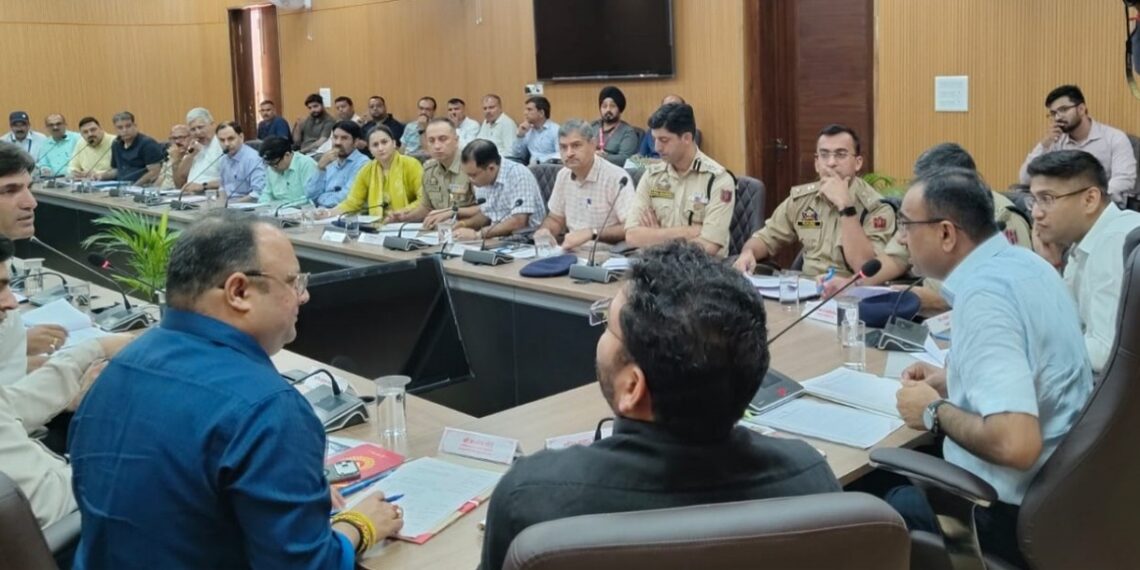 Div Com Jammu reviews arrangements for Navratra Festival 2026 in Katra