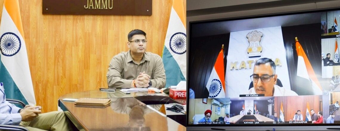 Div Com Jammu Reviews AgriStack Progress,  Accelerates Farmer ID Generation