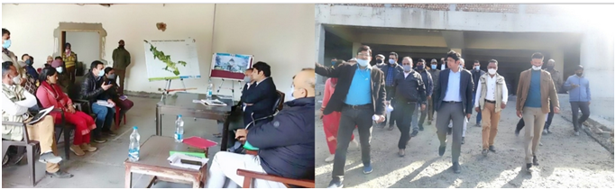 Div Com(J) visits Mantalai, Sudhmahadev; listens to public grievances, reviews progress on Yoga centre
