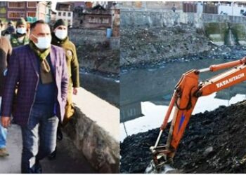 Kut kul passing through Shaher-e-Khas to be cleaned, made Navigable by March