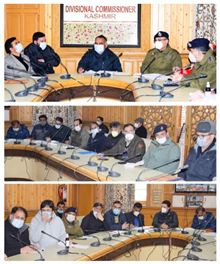 Div Com(K) reviews arrangements for Mehraj ul Alam, MahaShivratri