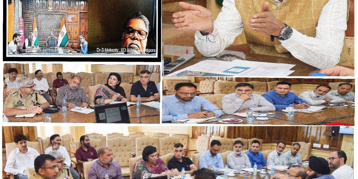 Div Com(K) directs for resolution of issues for timely rollout of healthcare services at AIIMS Awantipora