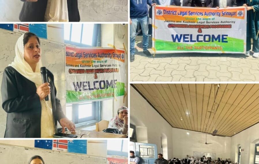 DLSA Srinagar organizes Legal Awareness Programme at GHSS Nawakadal