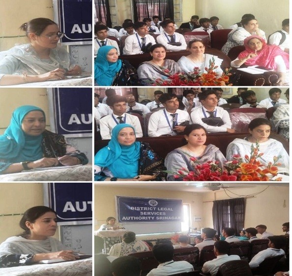 Awareness prog to sensitize students on critical legal & social issues held at GBHSS Hazratbal