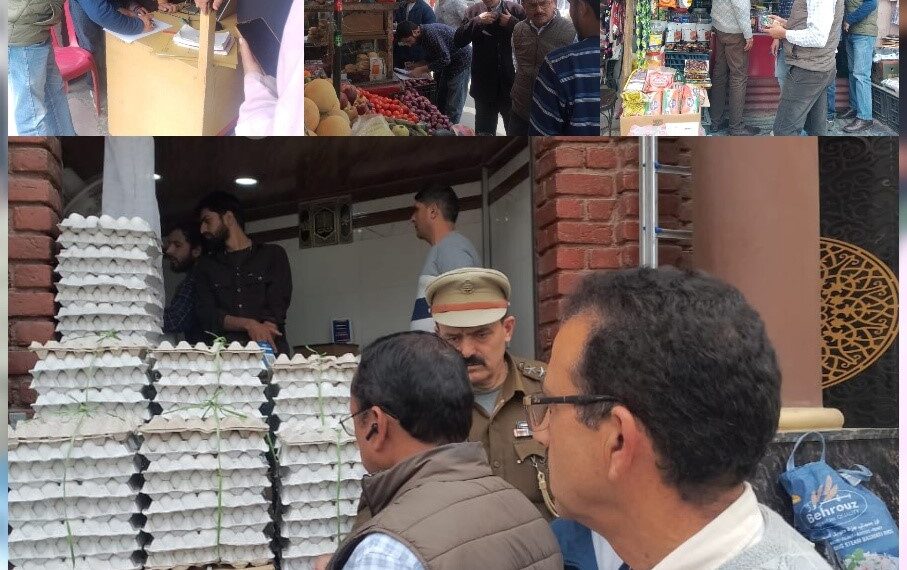 Intensive market checking conducted in Doda Town ahead of Eid-ul-Fitr, Navratra
