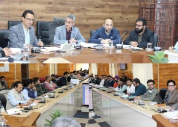 DC Doda chairs preparatory meeting for upcoming DISHA review