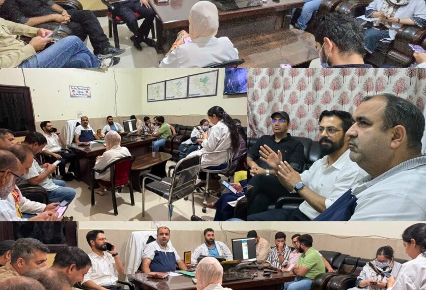 GMC Doda Staff Trained On JK Sehat App