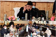 Dr Farooq visits Ganderbal chairs DISHA meeting