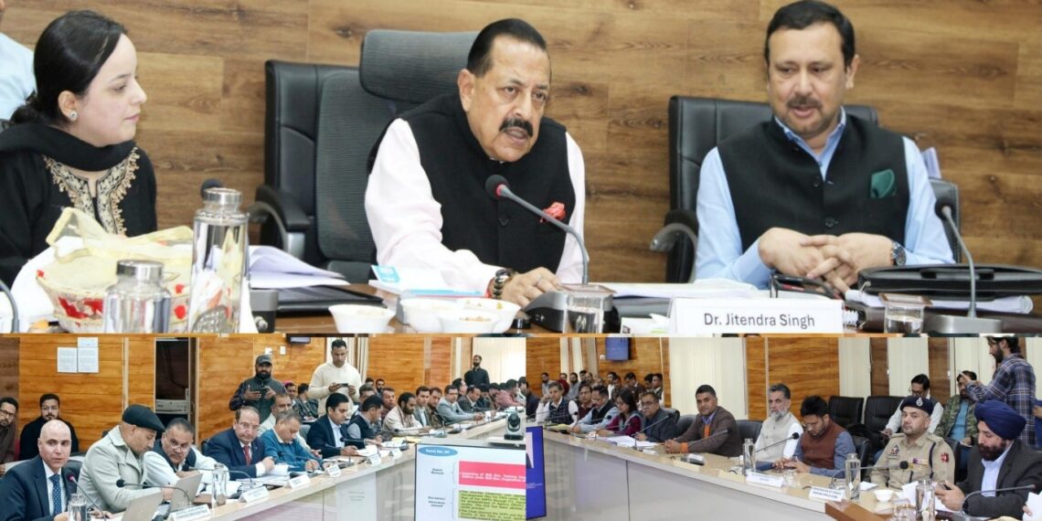 Dr. Jitendra Singh Chairs DISHA Meeting; Reviews Dev Projects