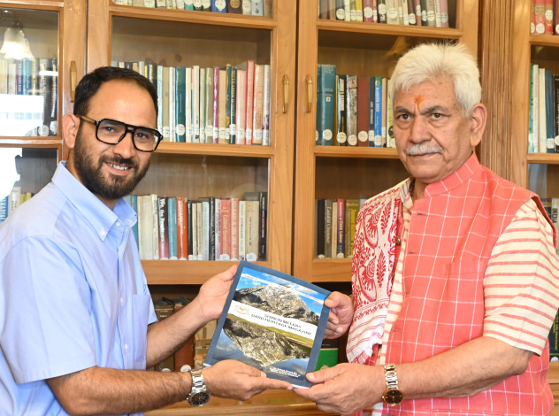 Dr Suhel Mir Calls on LG Sinha