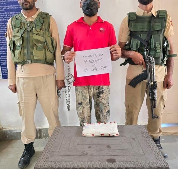 Drug Peddler Arrested in Shopian, 280 Grams Charas-Like Substance Recovered: Police