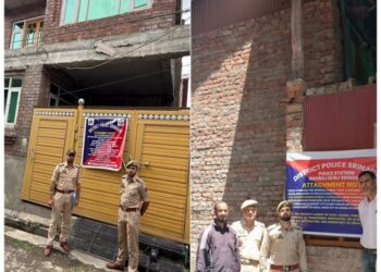 Drug-Linked Properties Worth Over ₹3.2 Cr Attached Across Kashmir : Police
