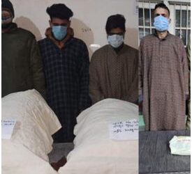 3 drug peddlers arrested in Kulgam