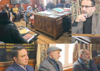 Dir SEK reviews Srinagar’s Educational Status