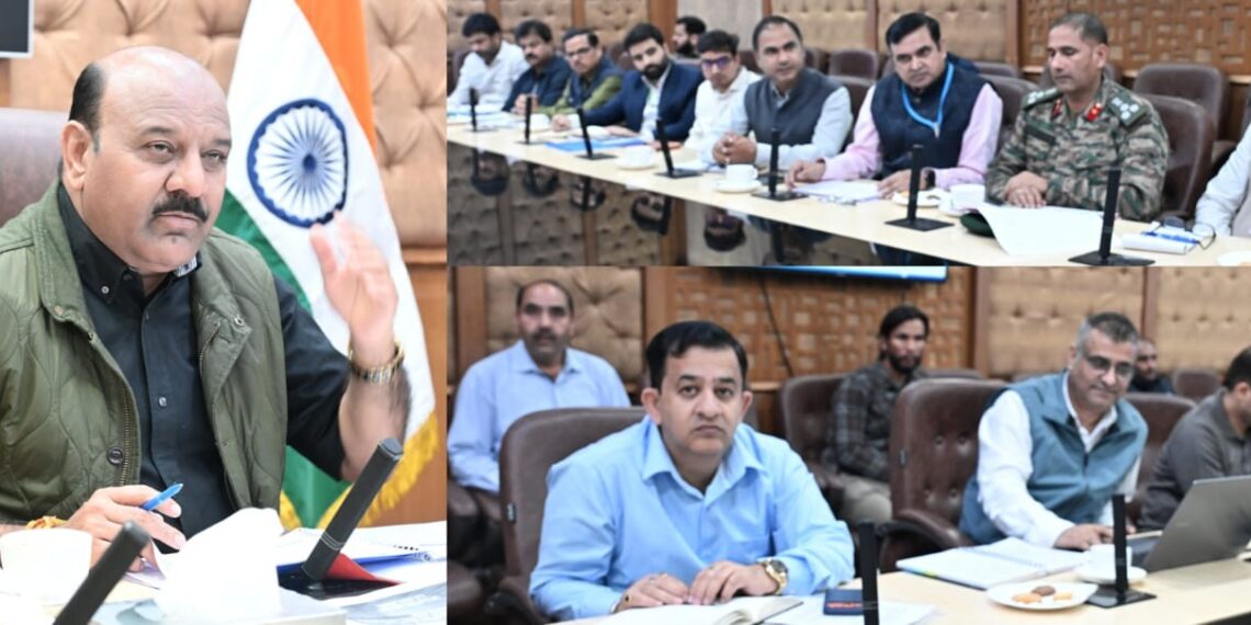 Dy CM reviews progress of National Highway Projects across Jammu Div