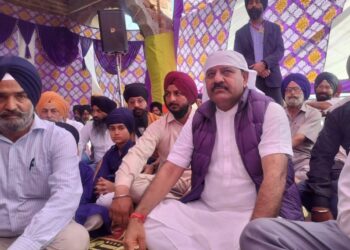 Dy CM inspects Dhallian Bridge at Nowshera, Pays obeisance at Gurudwara on Hola Mohalla