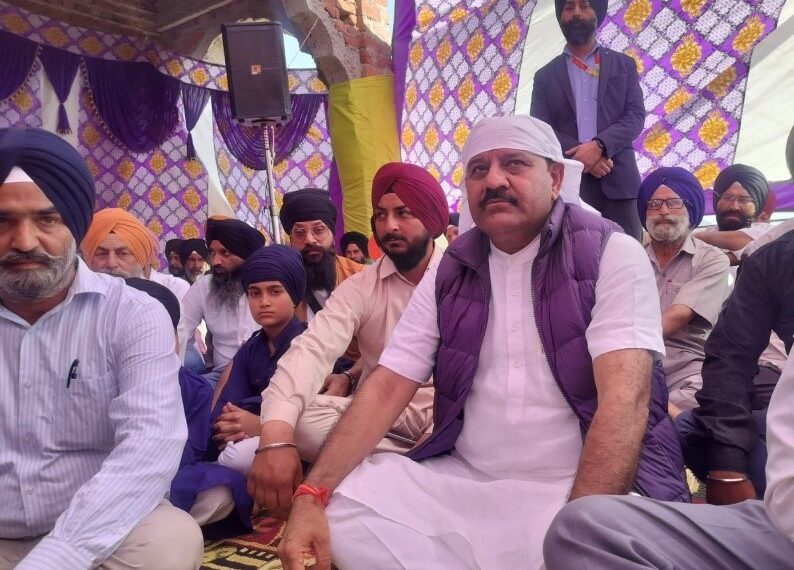 Dy CM inspects Dhallian Bridge at Nowshera, Pays obeisance at Gurudwara on Hola Mohalla