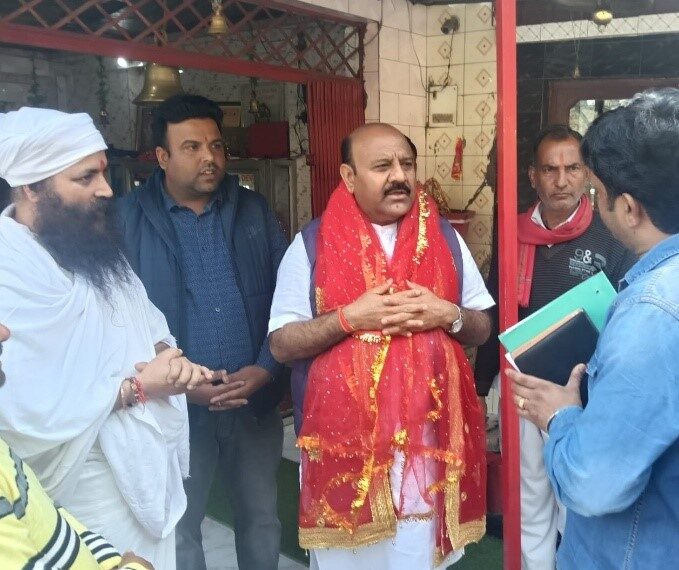 Dy CM visits Reasi, reviews infra projects, Pays obeisance at Kalidhar Mandir