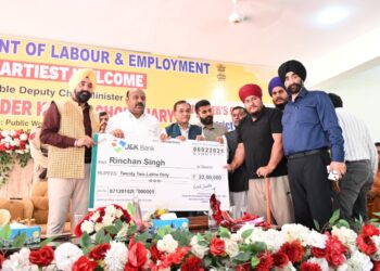 Labourers key to economy growth; Govt committed to their welfare, social security: Dy CM