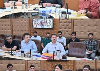 Dy CM chairs Sub-Committee meet on Gair MumkinKhads in Jammu