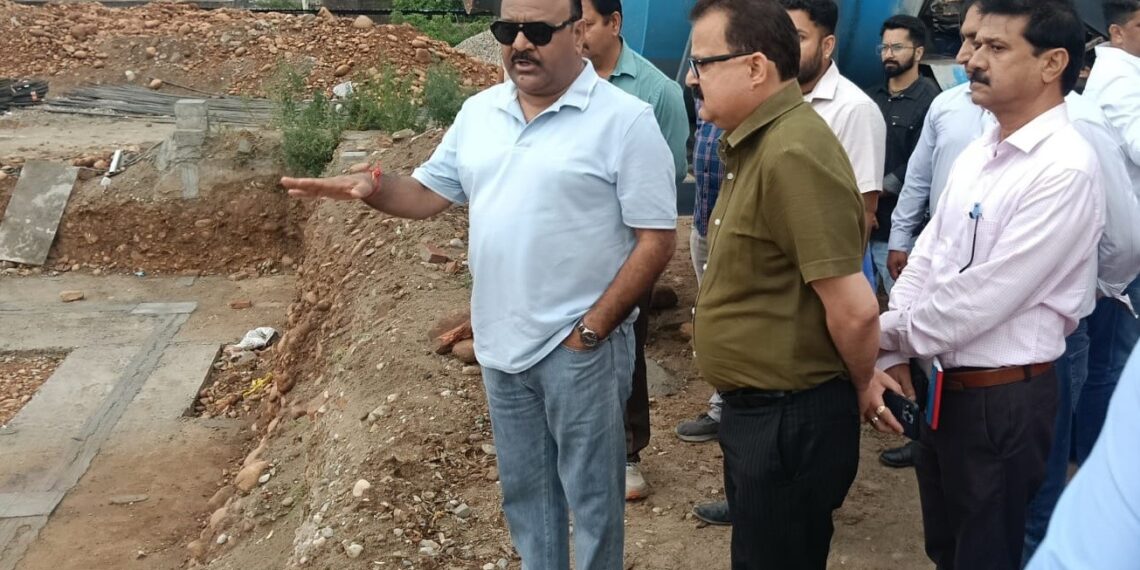 Dy CM calls for speedy completion of Dak Bunglow project at Bagh- e- Bahu; inspects government offices