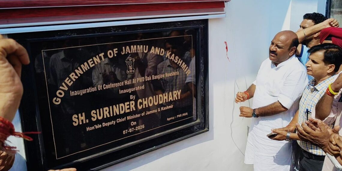Dy CM inaugurates Rs 2.49 cr conference hall at PWD Dak Bungalow, Nowshera