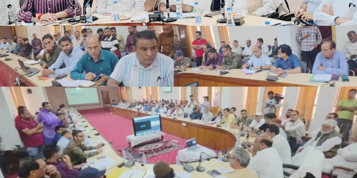 Dy CM visits flood hit Bella, reviews restoration works in Rajouri
