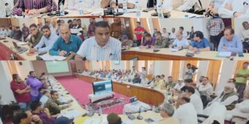 Dy CM visits flood hit Bella, reviews restoration works in Rajouri