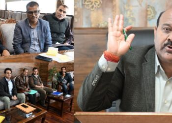 Dy CM chairs meeting to review construction of 50 bedded SDH Hazratbal building