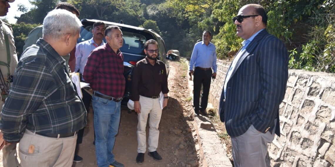 Dy CM inspects ongoing road, bridge projects in Udhampur; directs timely completion