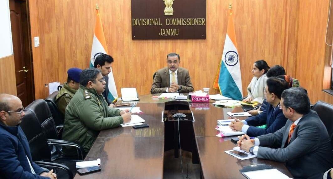 Div Com (K) reviews arrangements for Maha Shivratri Mela 2026 at  Shiv Khori Shrine Ransoo