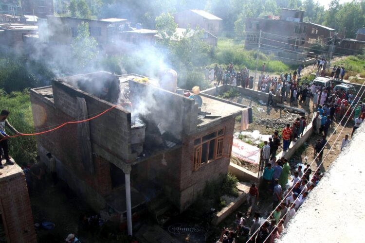 Two militants were killed on Friday in Srinagar encounter