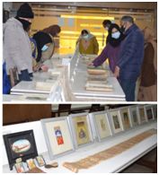 Exhibition of historic Manuscripts, rare books, miniature paintings organized at SPS Library