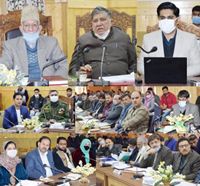 Akbar Lone chairs DISHA meeting at Bandipora, Reviews progress under various CSS