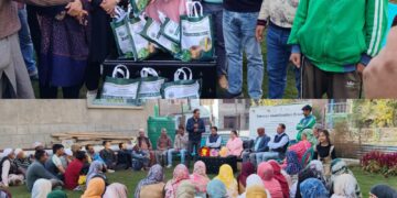 Farmer mobilisation drive in Pampore promotes pulse cultivation, collectivisation
